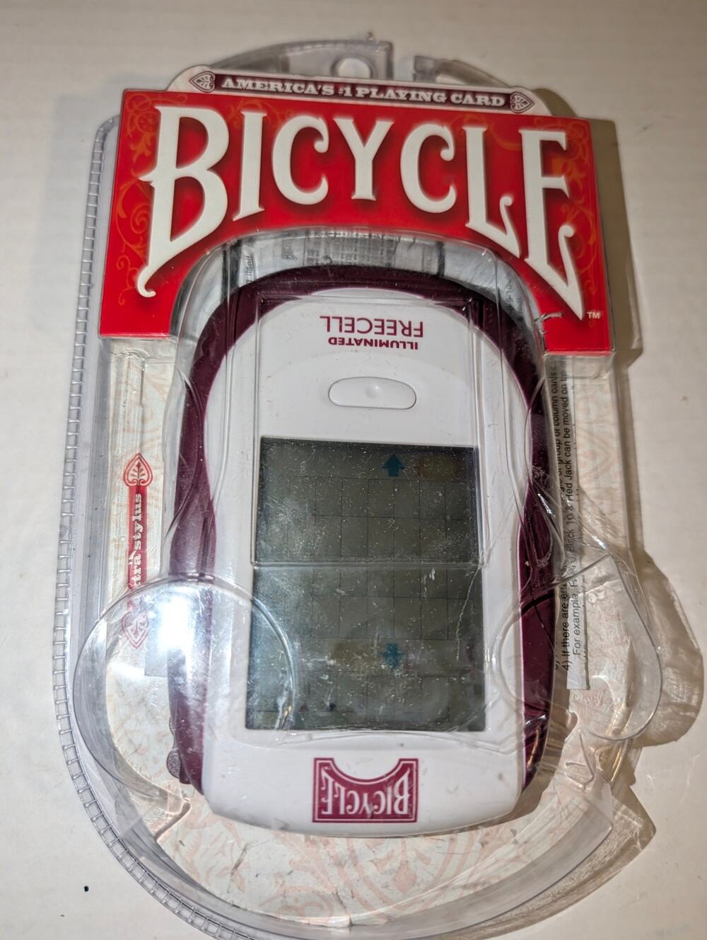 NEW Bicycle Freecell Illuminated Touch Screen Handheld Travel Game Techno Source